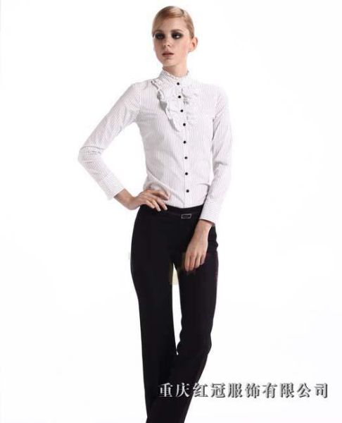 女士商務襯衫-8