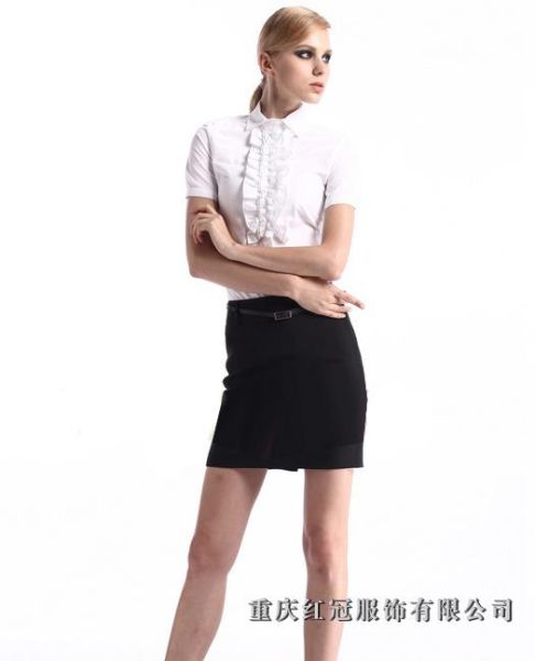 女士商務襯衫-12