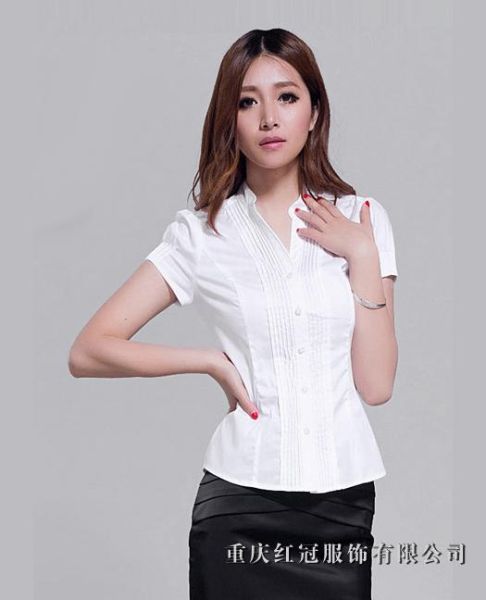 女士商務襯衫-60